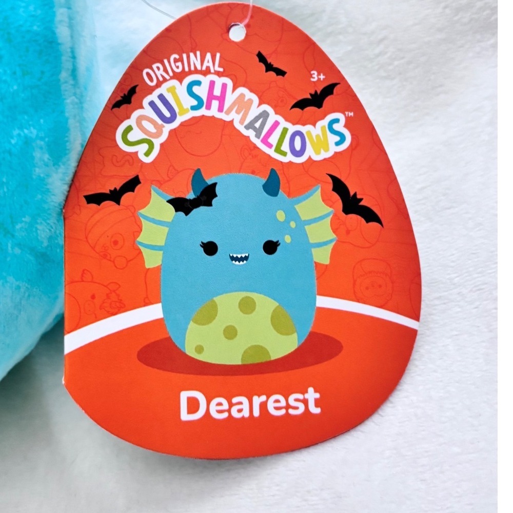 Squishmallows Dearest The Teal Swamp Monster 9" Halloween New With Tags - Picture 4 of 4